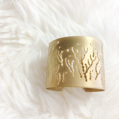 Large Old Gold Banksia Cuff